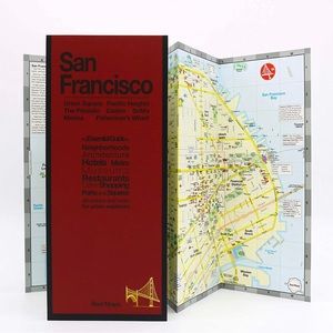 San Francisco RED MAP city and travel guide